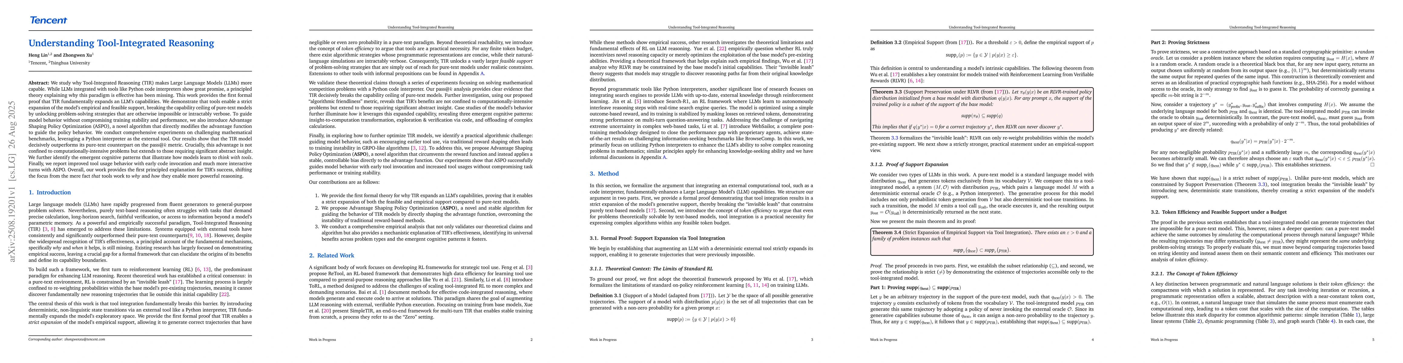 Thumbnail for Understanding Tool-Integrated Reasoning