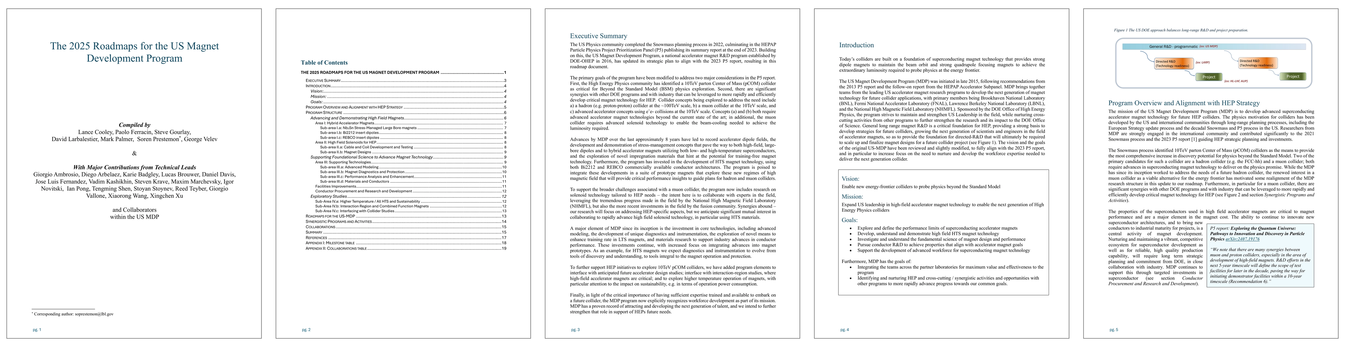 Thumbnail for The 2025 Roadmaps for the US Magnet Development Program