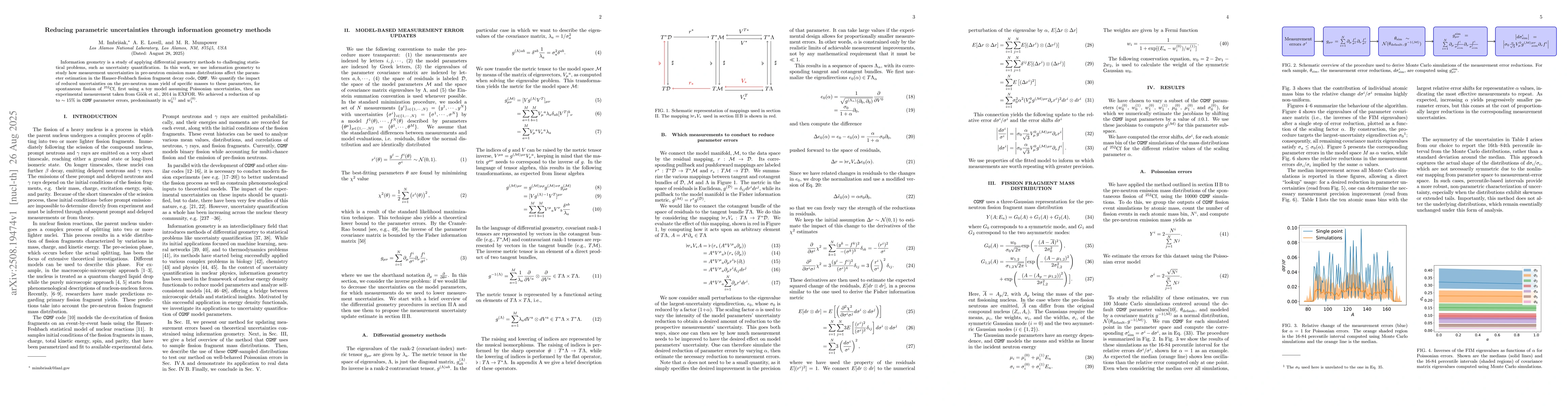 Thumbnail for Reducing parametric uncertainties through information geometry methods