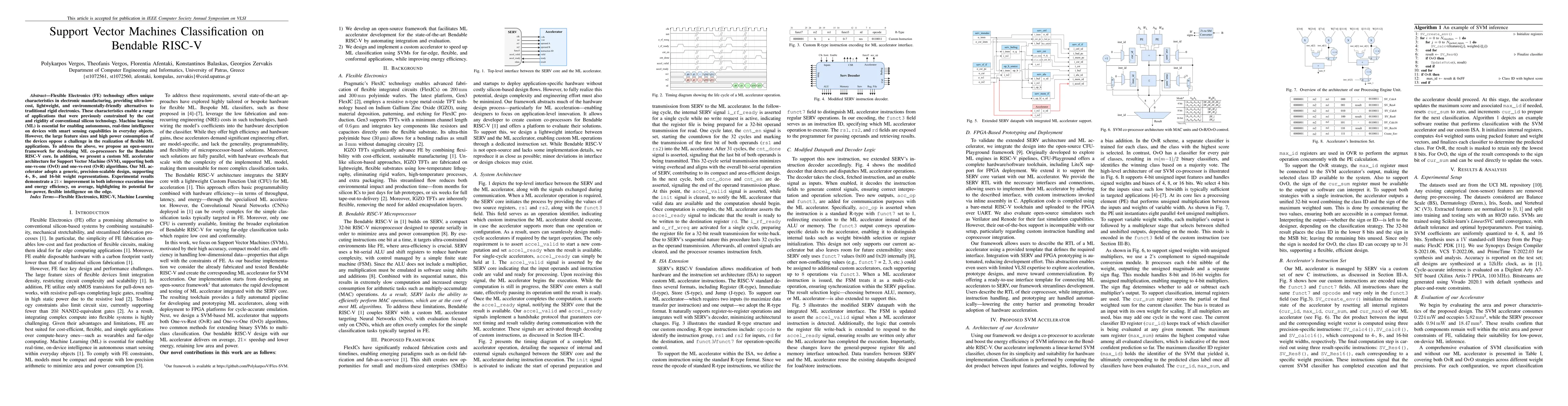 Thumbnail for Support Vector Machines Classification on Bendable RISC-V