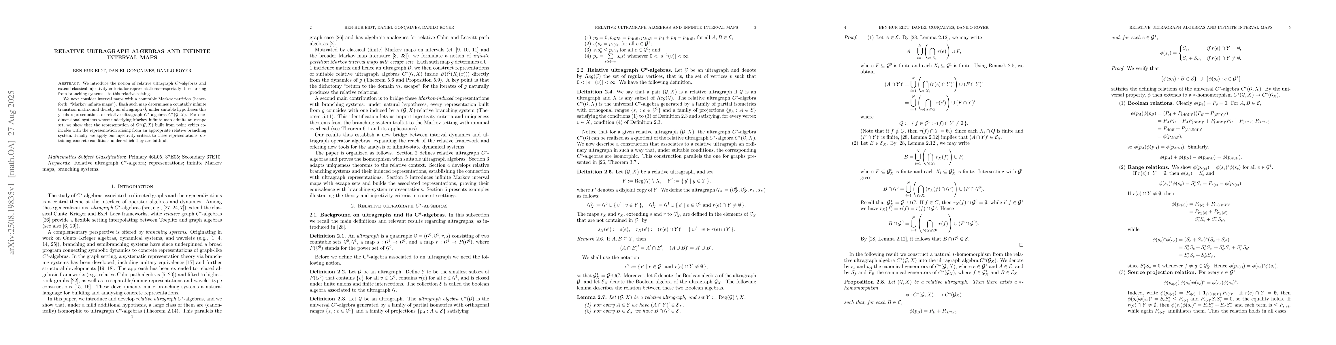 Thumbnail for Relative ultragraph algebras and infinite interval maps