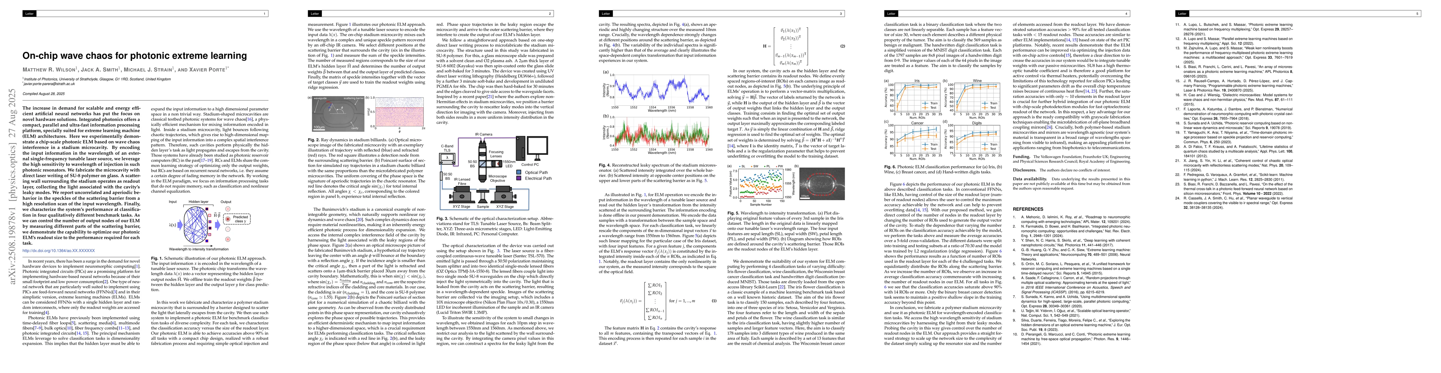 Thumbnail for On-chip wave chaos for photonic extreme learning