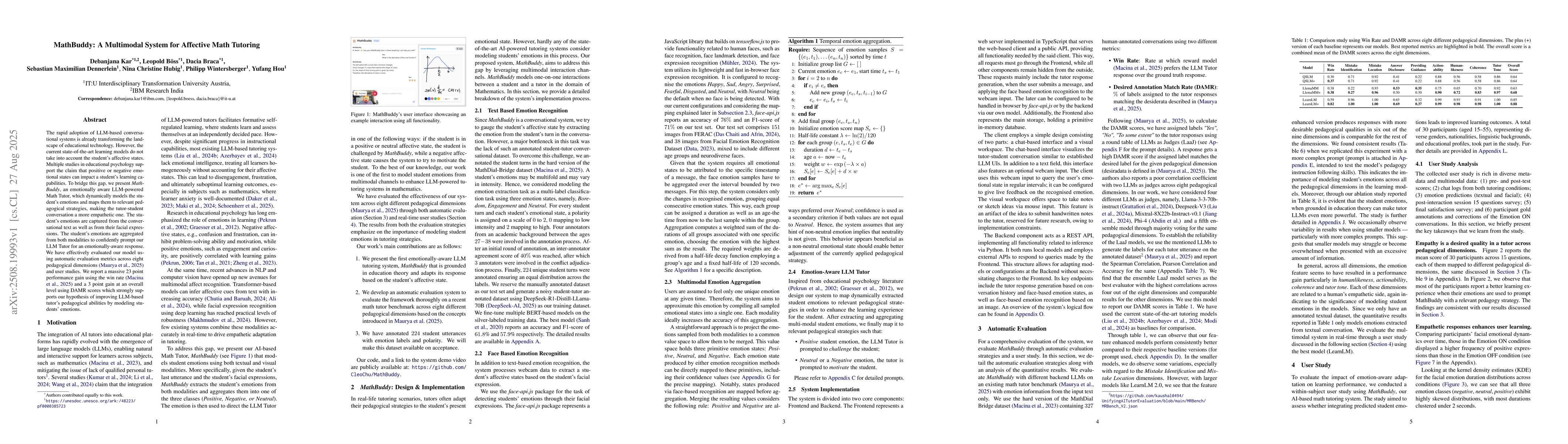 Thumbnail for MathBuddy: A Multimodal System for Affective Math Tutoring