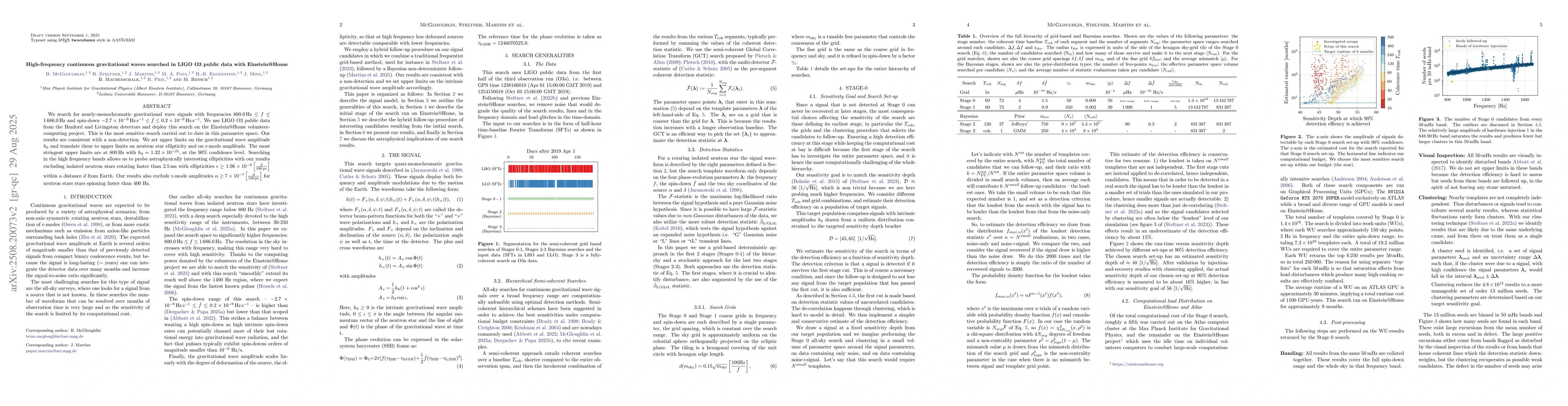 Thumbnail for High-frequency continuous gravitational waves searched in LIGO O3 public
  data with Einstein@Home