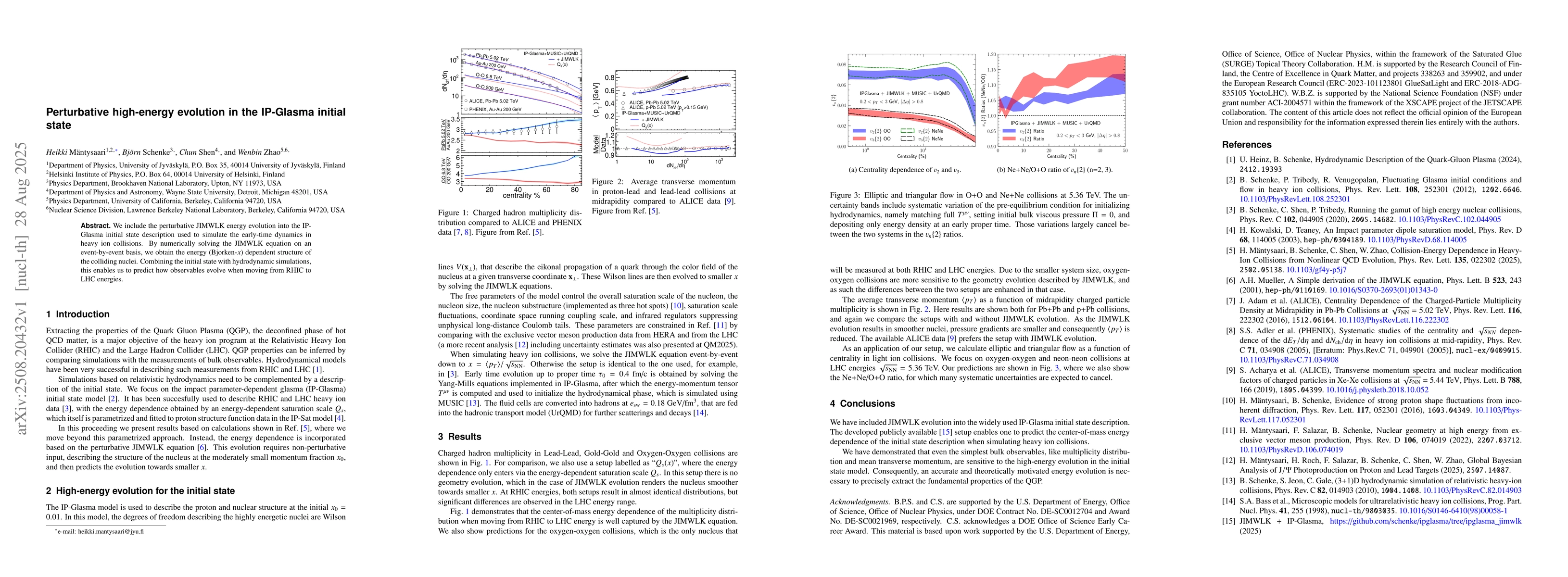 Thumbnail for Perturbative high-energy evolution in the IP-Glasma initial state
