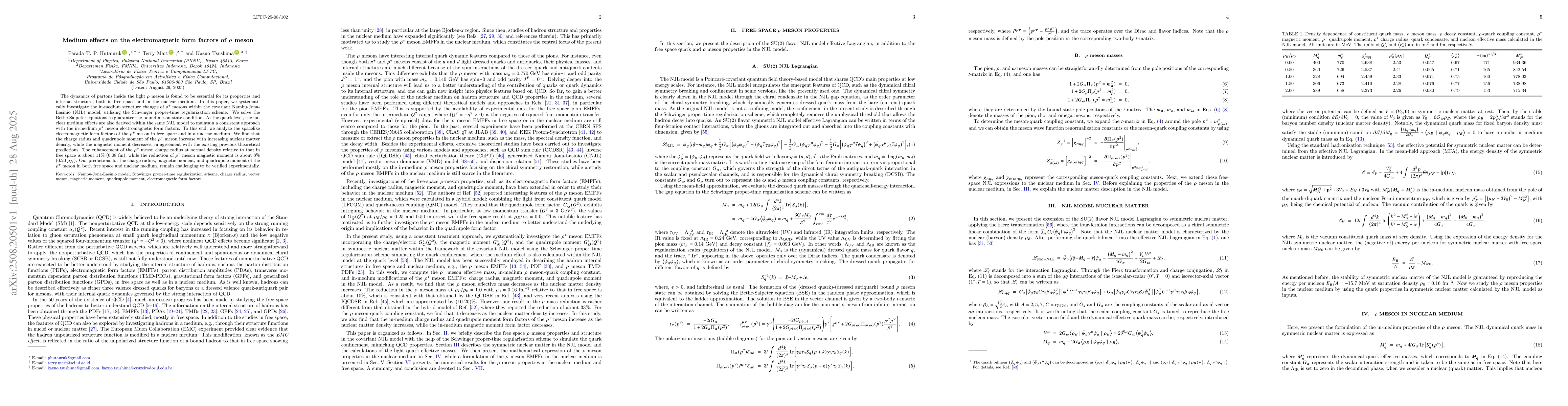 Thumbnail for Medium effects on the electromagnetic form factors of $ρ$ meson