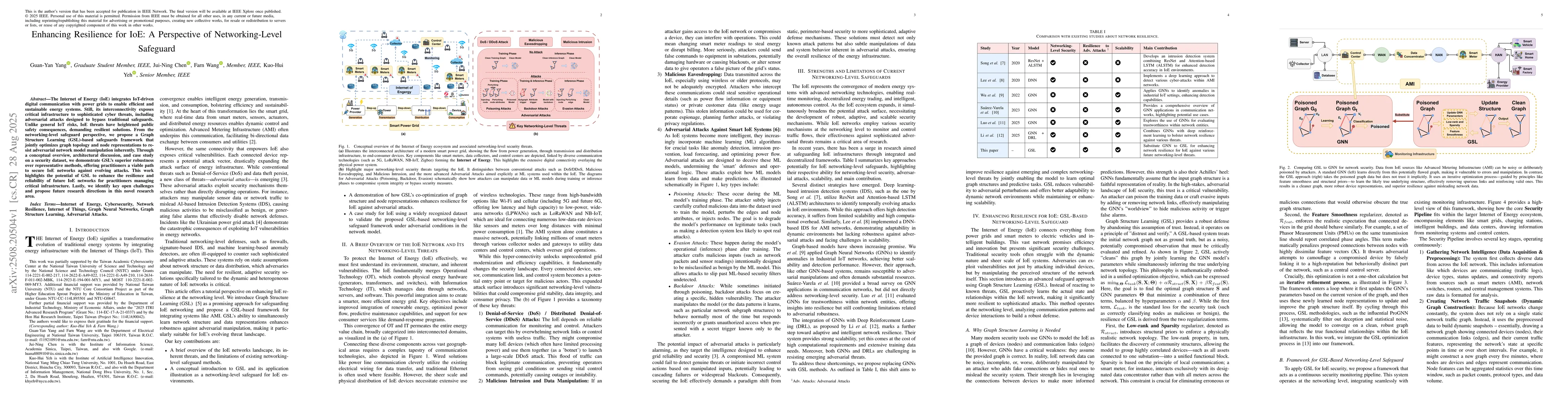 Thumbnail for Enhancing Resilience for IoE: A Perspective of Networking-Level
  Safeguard