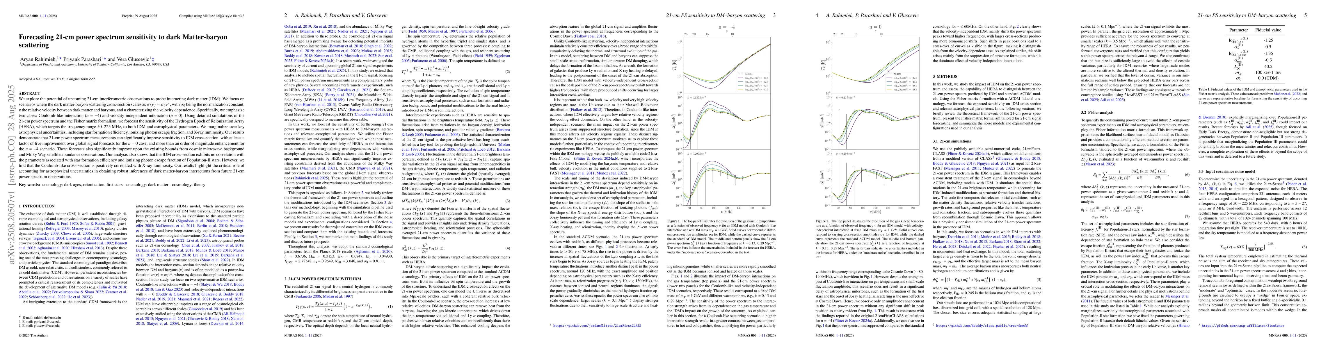 Thumbnail for Forecasting 21-cm power spectrum sensitivity to dark Matter-baryon
  scattering