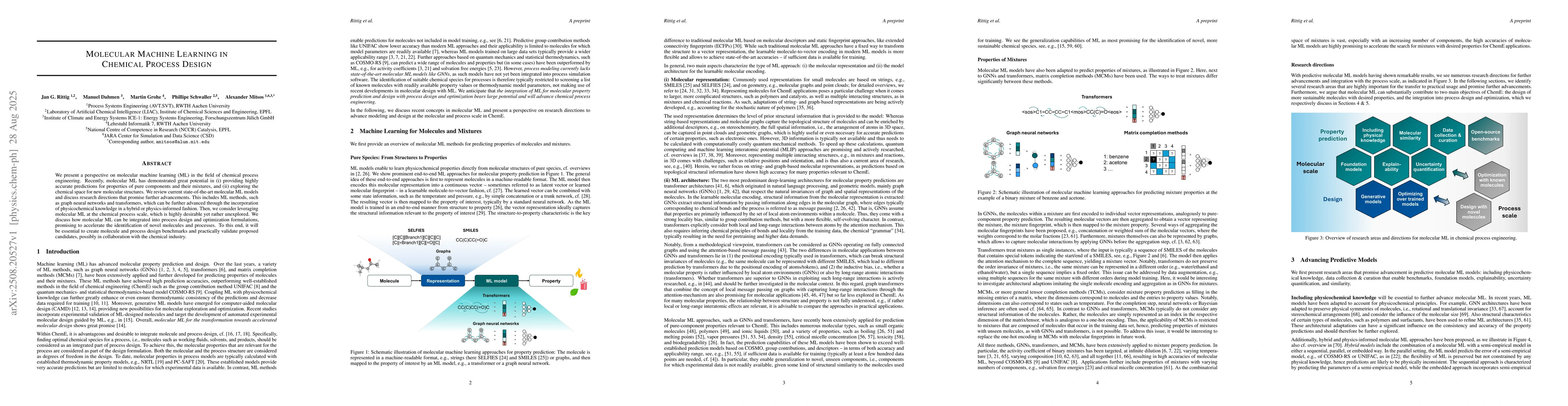Thumbnail for Molecular Machine Learning in Chemical Process Design