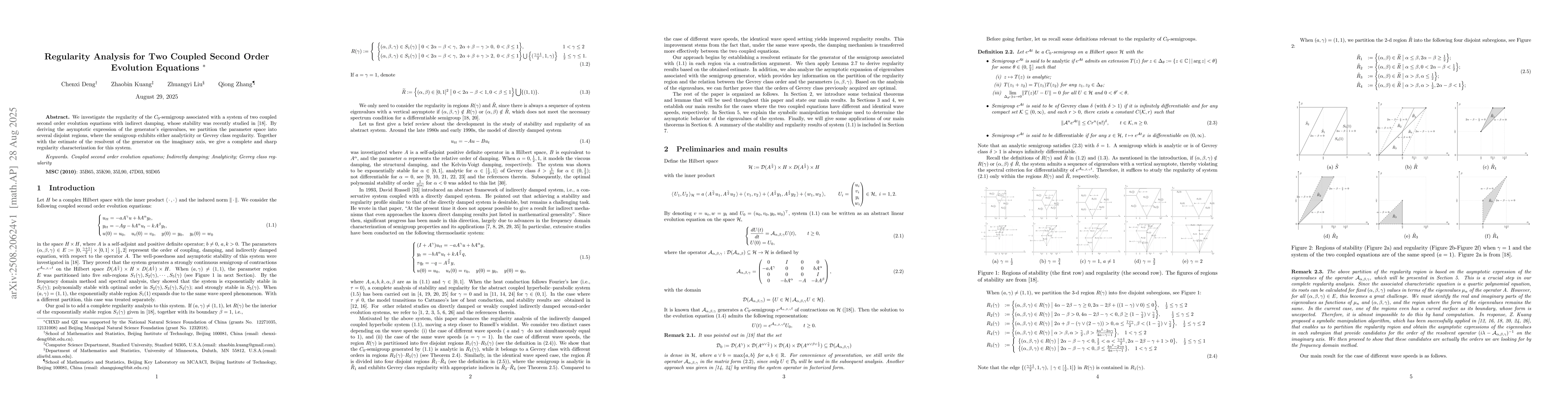Thumbnail for Regularity Analysis for Two Coupled Second Order Evolution Equations