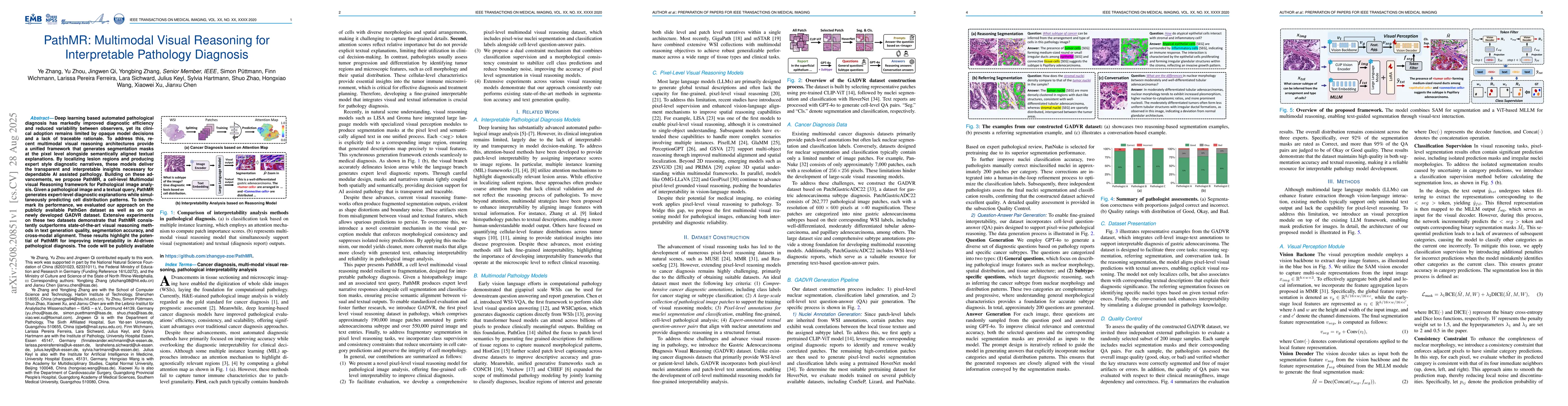Thumbnail for PathMR: Multimodal Visual Reasoning for Interpretable Pathology
  Diagnosis