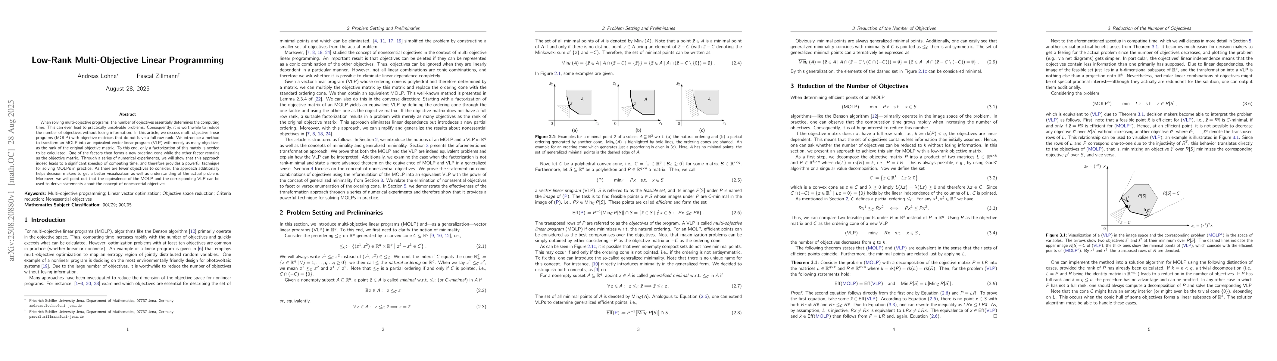 Thumbnail for Low-Rank Multi-Objective Linear Programming