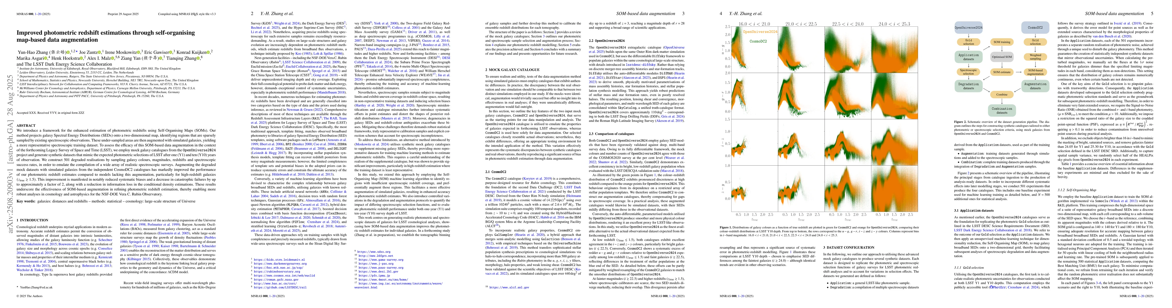 Thumbnail for Improved photometric redshift estimations through self-organising
  map-based data augmentation