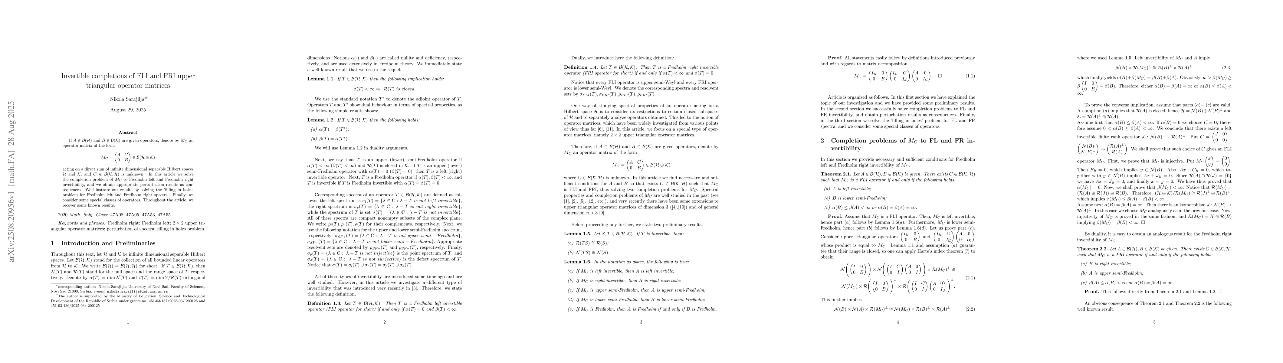 Thumbnail for Invertible completions of FLI and FRI upper triangular operator matrices