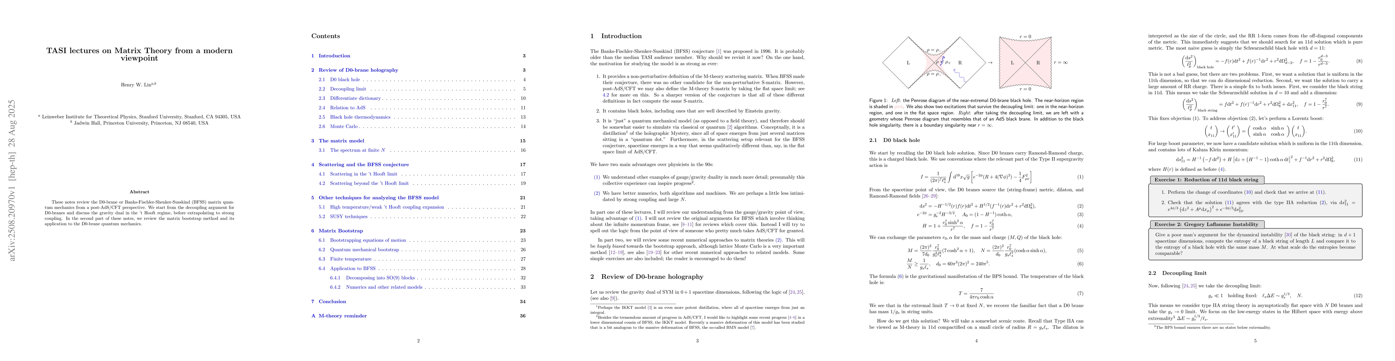 Thumbnail for TASI lectures on Matrix Theory from a modern viewpoint