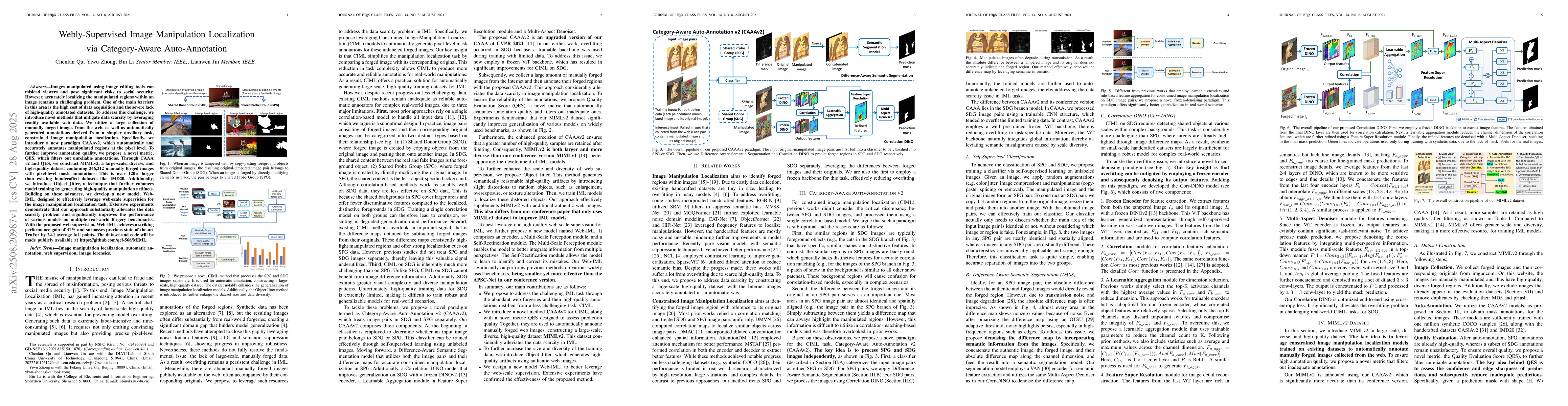 Thumbnail for Webly-Supervised Image Manipulation Localization via Category-Aware
  Auto-Annotation