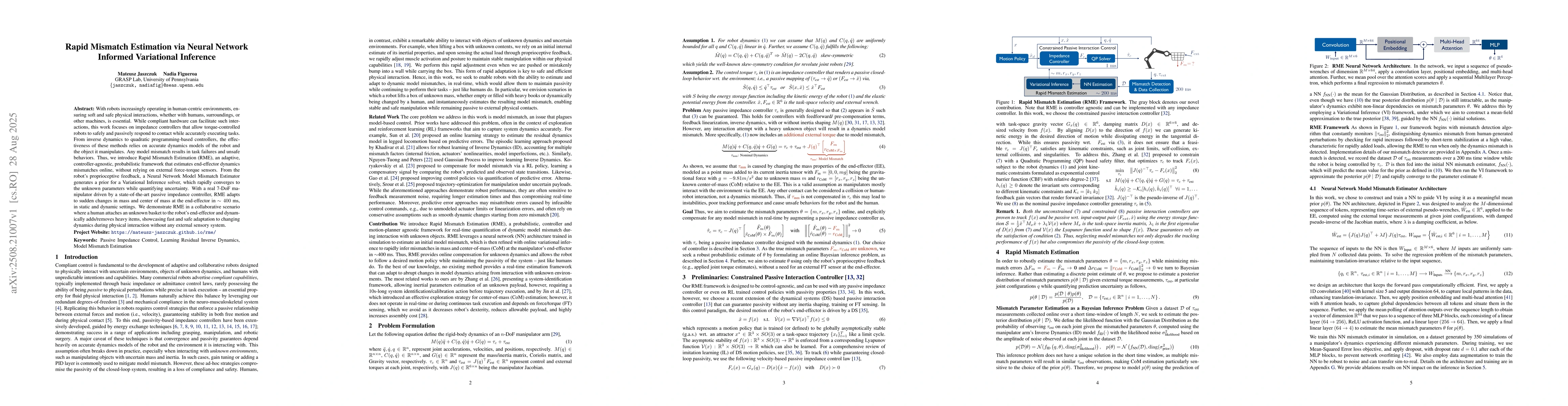 Thumbnail for Rapid Mismatch Estimation via Neural Network Informed Variational
  Inference