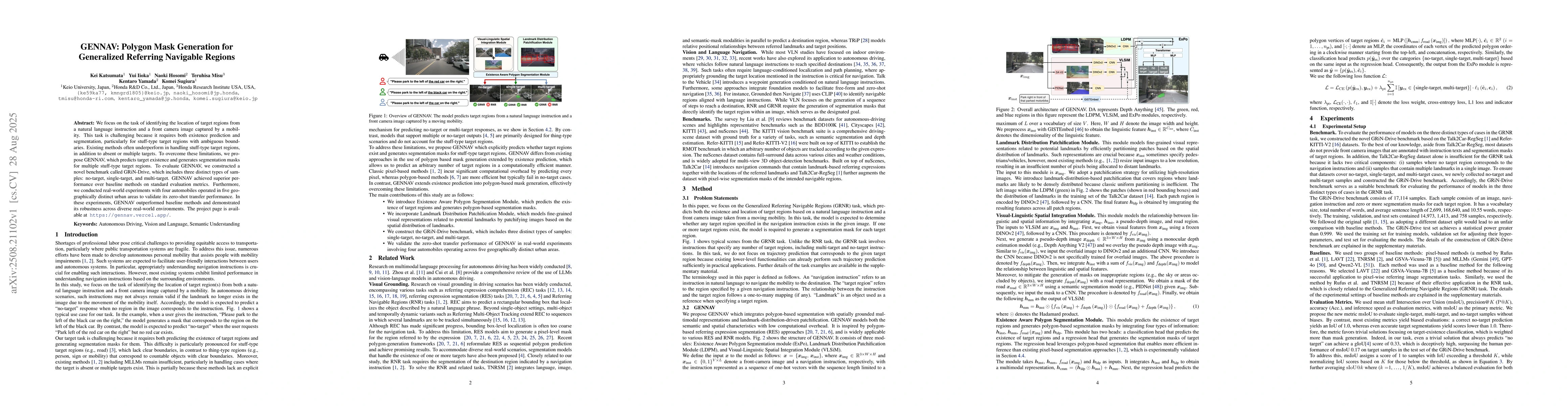 Thumbnail for GENNAV: Polygon Mask Generation for Generalized Referring Navigable
  Regions