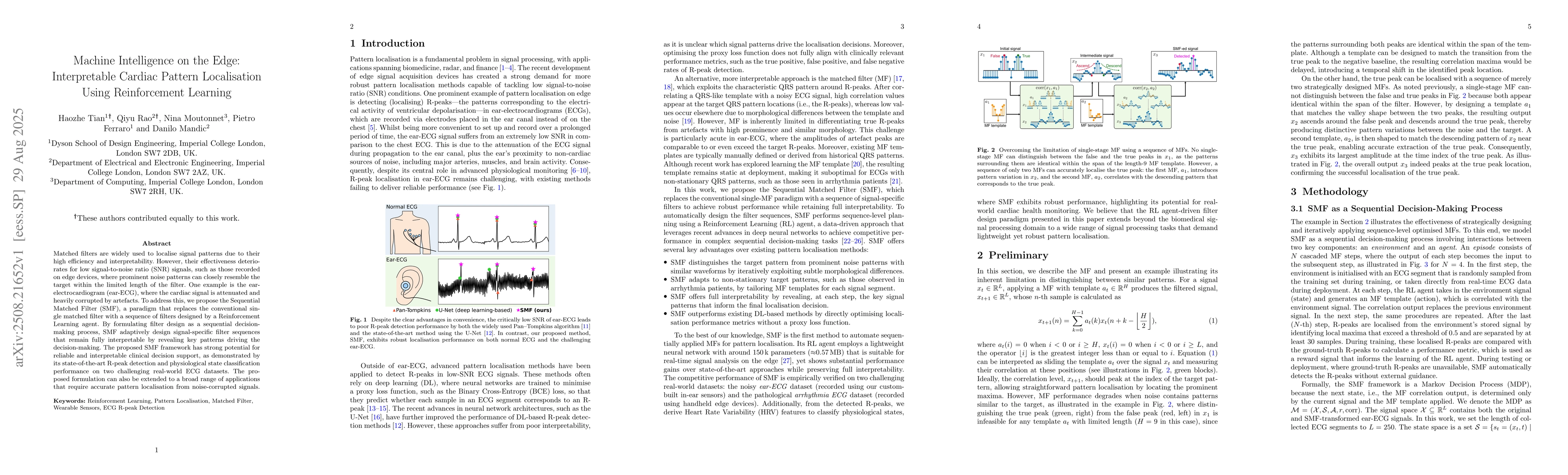 Thumbnail for Machine Intelligence on the Edge: Interpretable Cardiac Pattern
  Localisation Using Reinforcement Learning