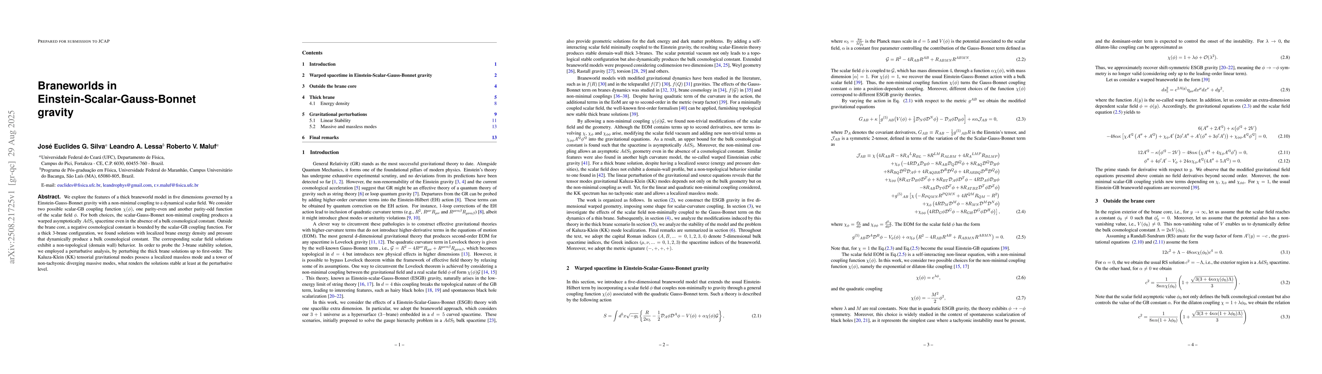 Thumbnail for Braneworlds in Einstein-Scalar-Gauss-Bonnet gravity