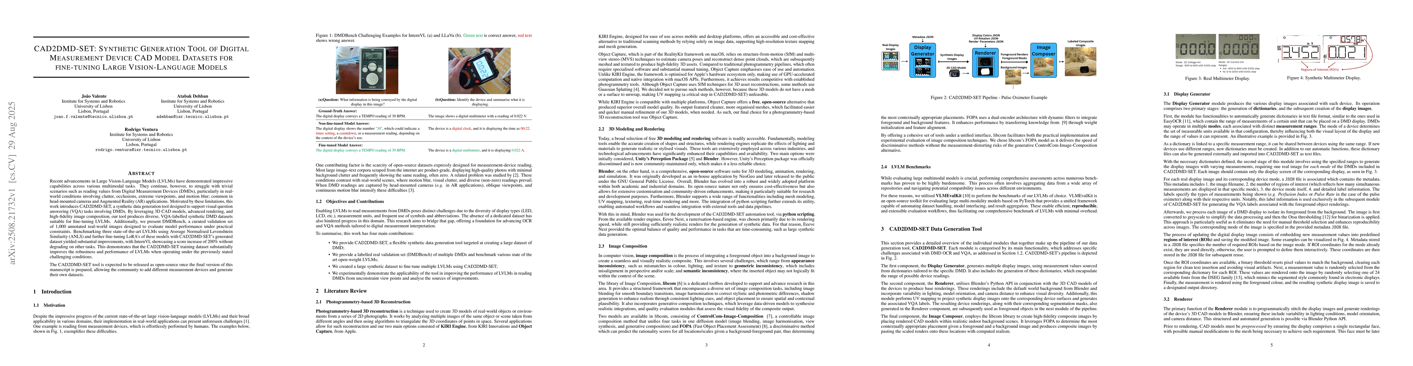 Thumbnail for CAD2DMD-SET: Synthetic Generation Tool of Digital Measurement Device CAD
  Model Datasets for fine-tuning Large Vision-Language Models