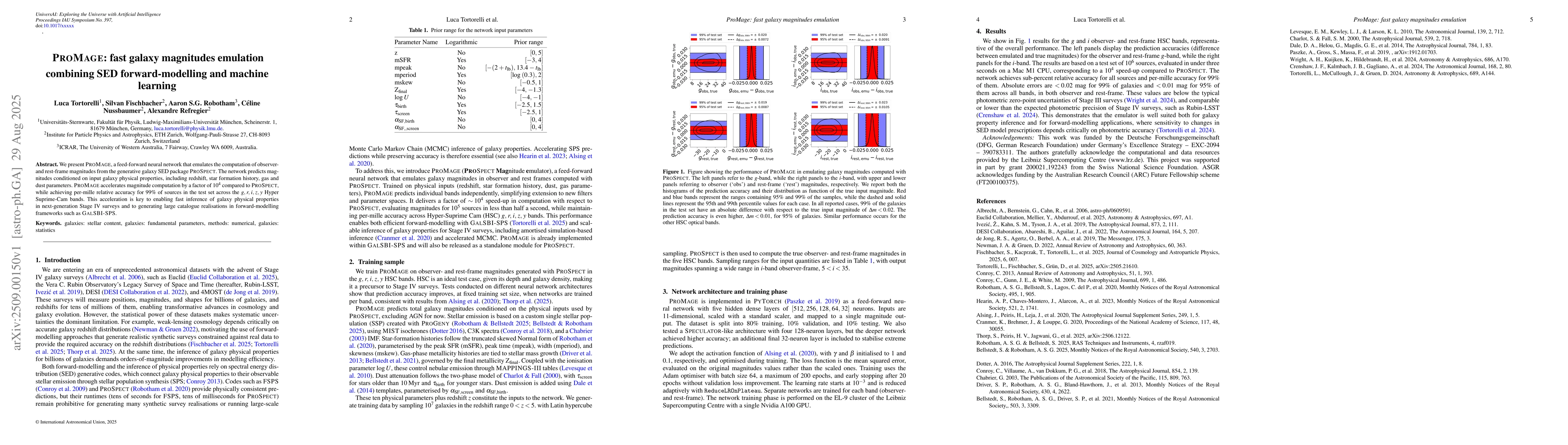 Thumbnail for ProMage: fast galaxy magnitudes emulation combining SED
  forward-modelling and machine learning
