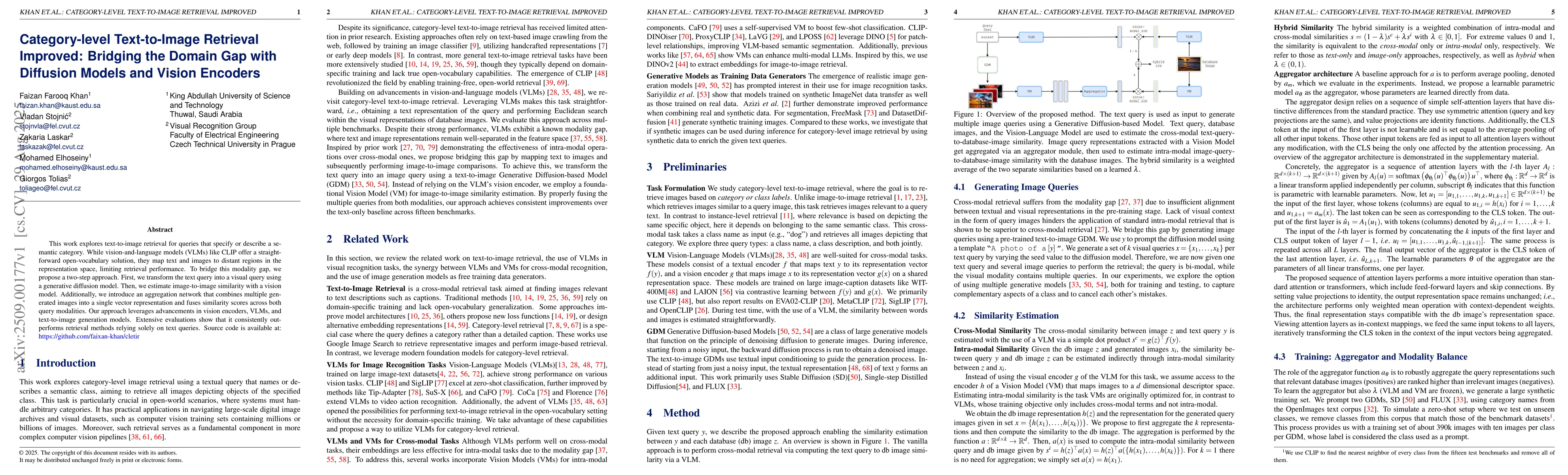 Thumbnail for Category-level Text-to-Image Retrieval Improved: Bridging the Domain Gap
  with Diffusion Models and Vision Encoders