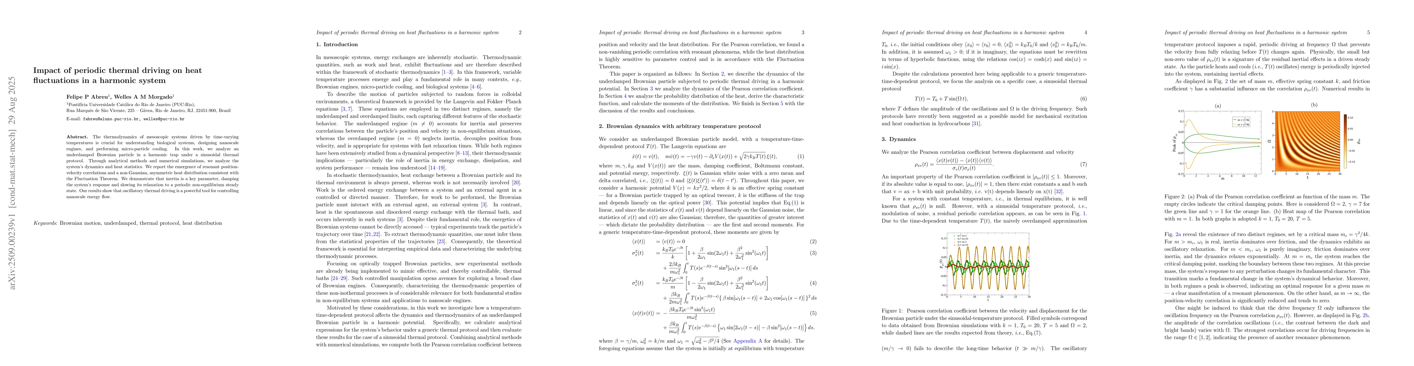 Thumbnail for Impact of periodic thermal driving on heat fluctuations in a harmonic
  system