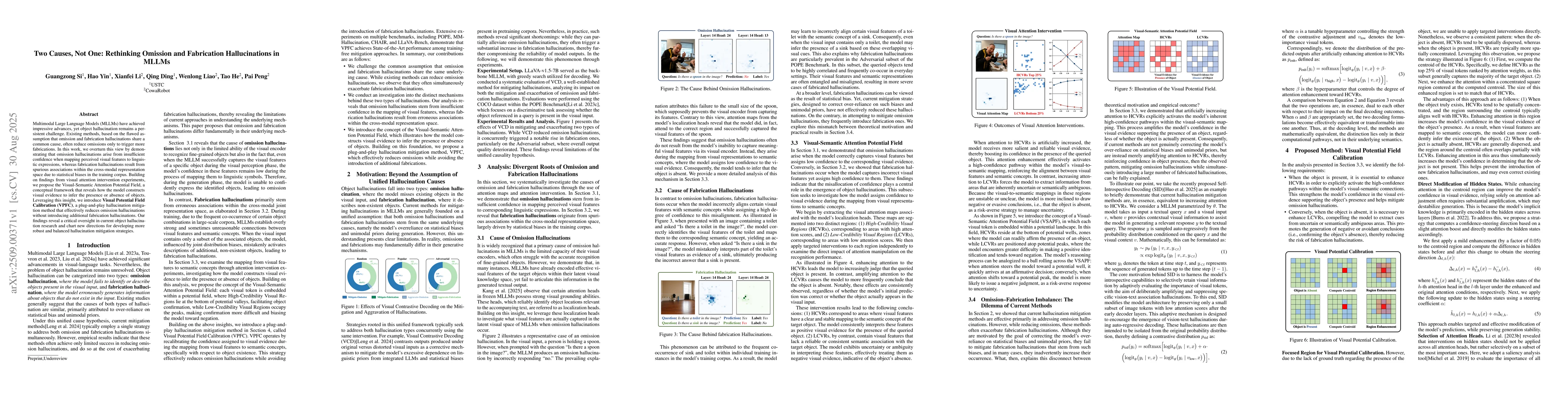Thumbnail for Two Causes, Not One: Rethinking Omission and Fabrication Hallucinations
  in MLLMs