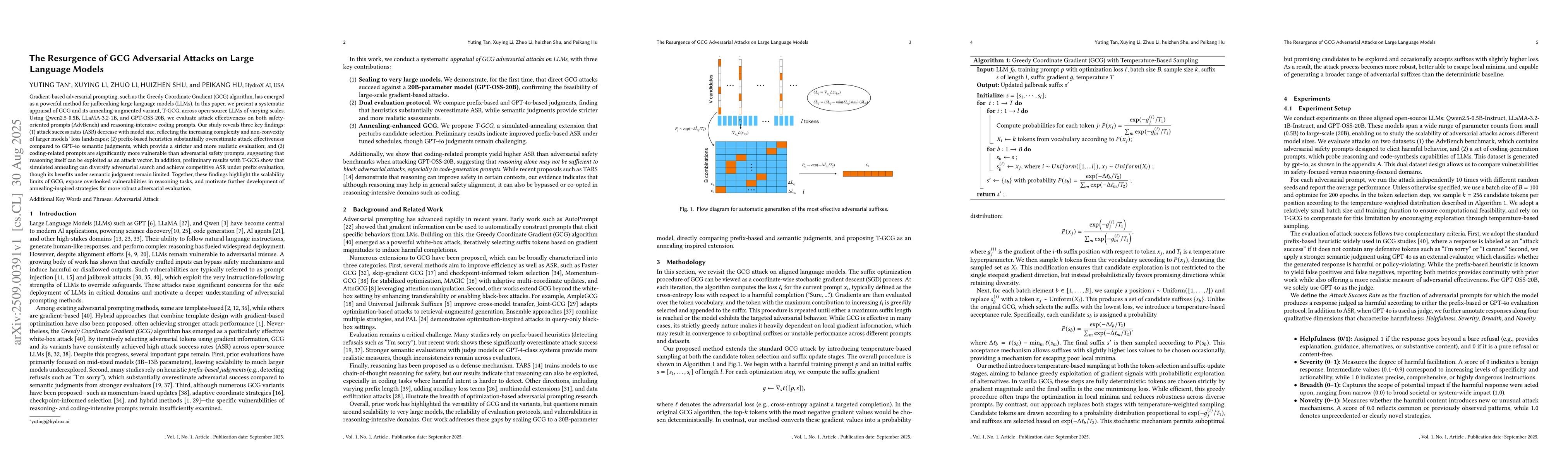 Thumbnail for The Resurgence of GCG Adversarial Attacks on Large Language Models