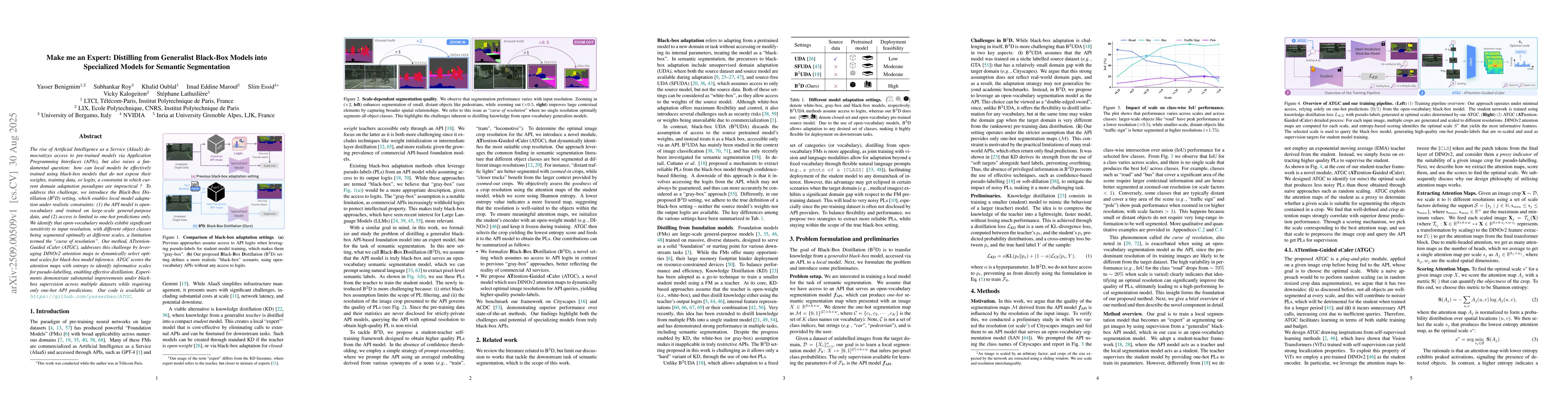 Thumbnail for Make me an Expert: Distilling from Generalist Black-Box Models into
  Specialized Models for Semantic Segmentation