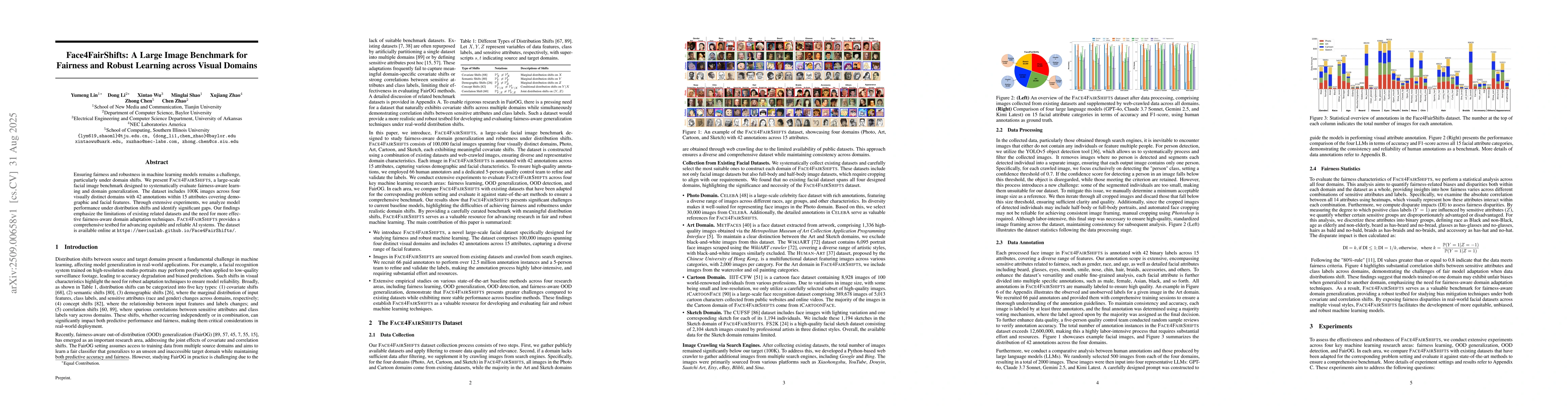 Thumbnail for Face4FairShifts: A Large Image Benchmark for Fairness and Robust
  Learning across Visual Domains