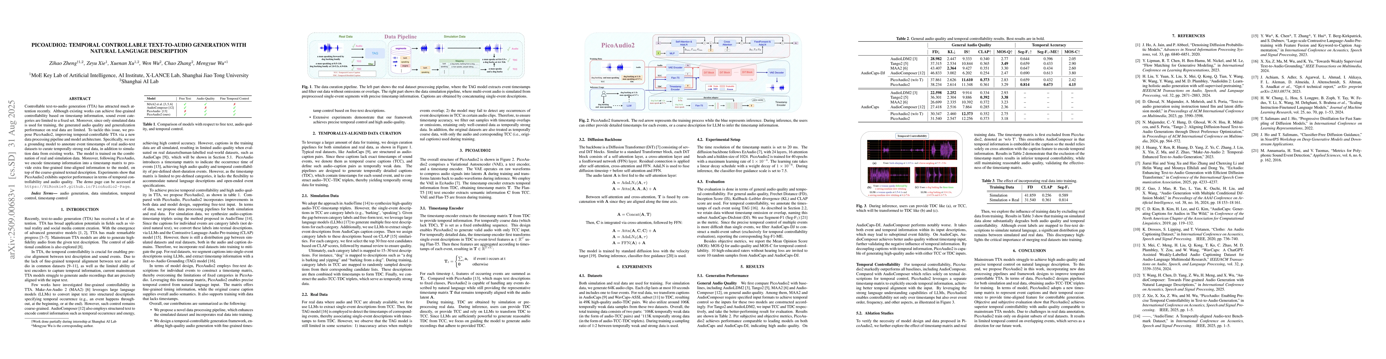 Thumbnail for PicoAudio2: Temporal Controllable Text-to-Audio Generation with Natural
  Language Description