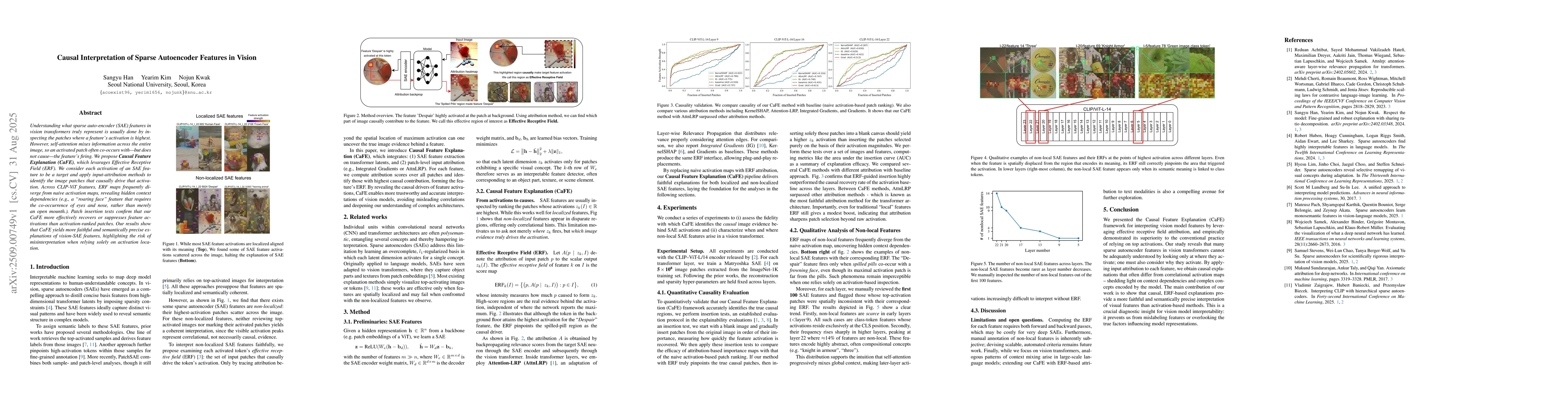 Thumbnail for Causal Interpretation of Sparse Autoencoder Features in Vision