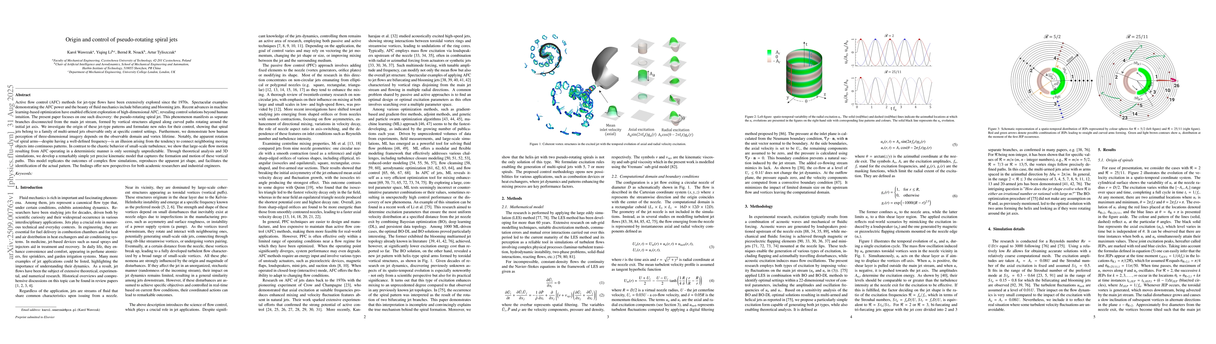 Thumbnail for Origin and control of pseudo-rotating spiral jets