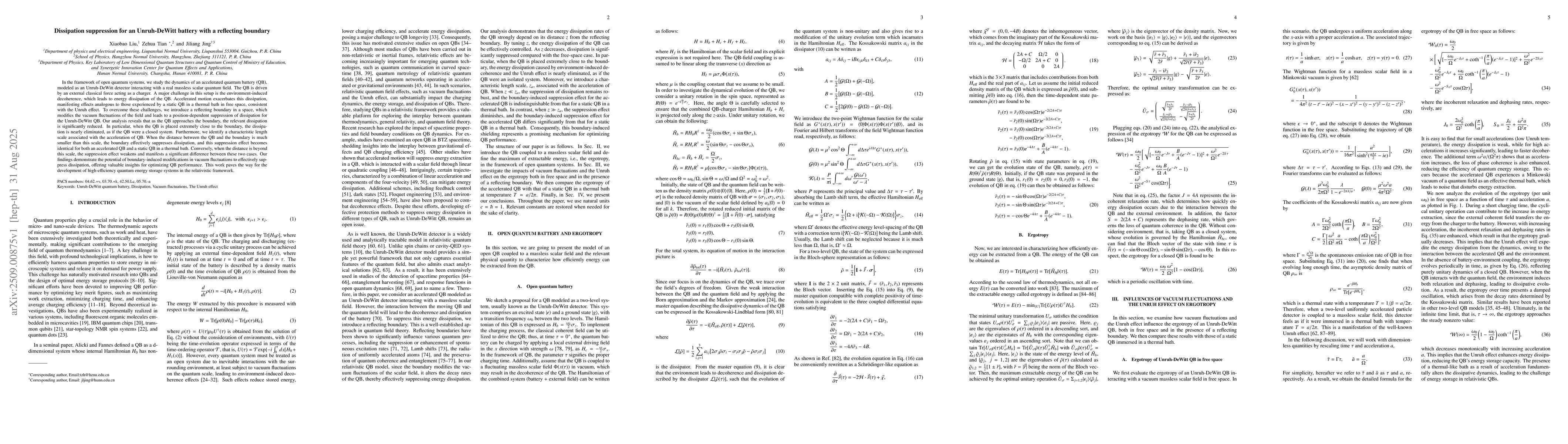 Thumbnail for Dissipation suppression for an Unruh-DeWitt battery with a reflecting
  boundary