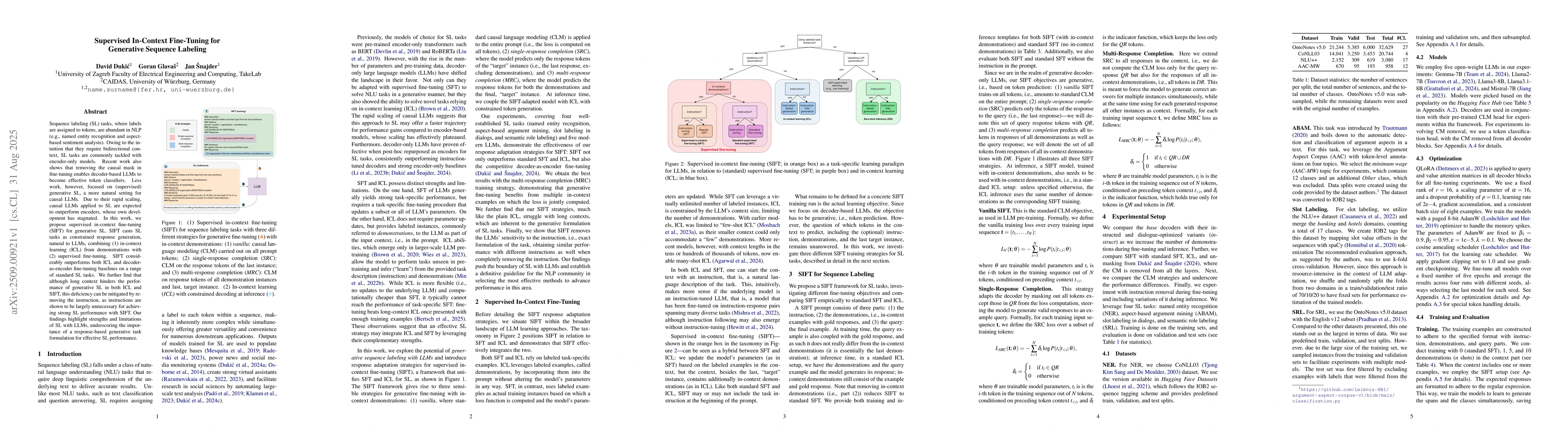 Thumbnail for Supervised In-Context Fine-Tuning for Generative Sequence Labeling