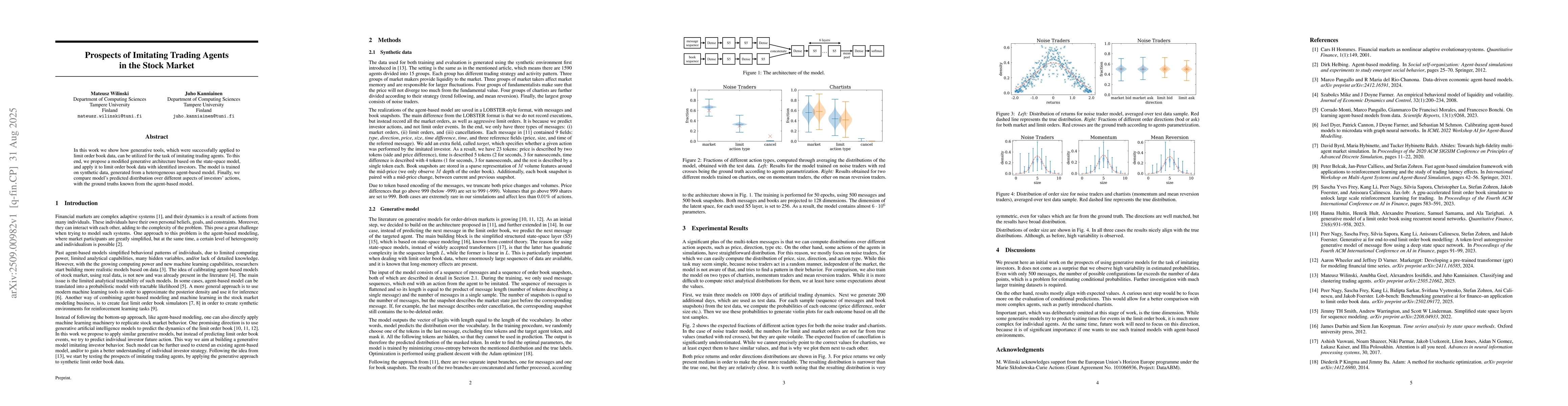 Thumbnail for Prospects of Imitating Trading Agents in the Stock Market