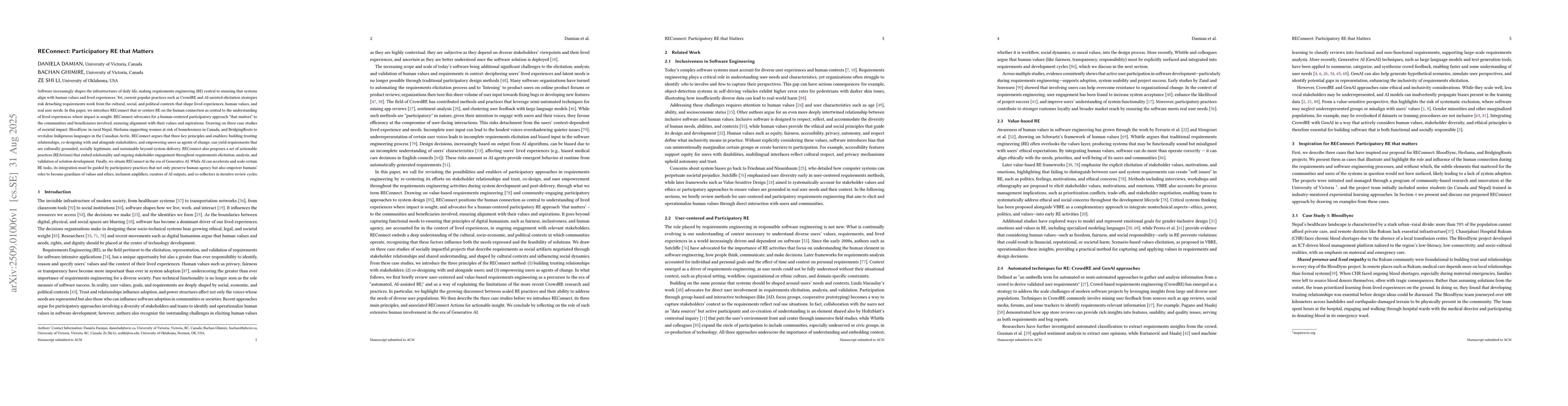 Thumbnail for REConnect: Participatory RE that Matters