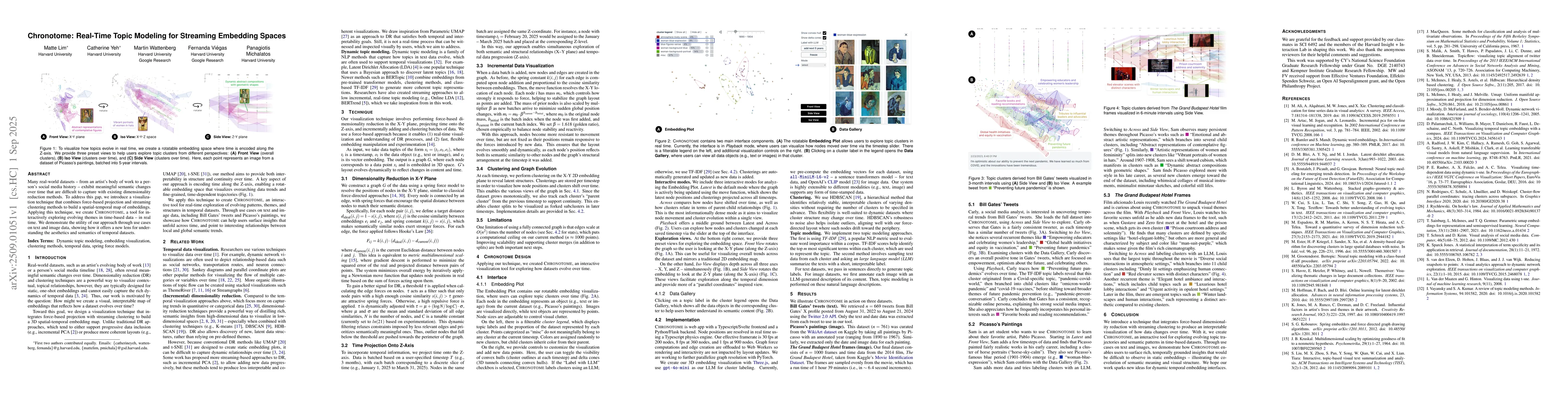 Thumbnail for Chronotome: Real-Time Topic Modeling for Streaming Embedding Spaces