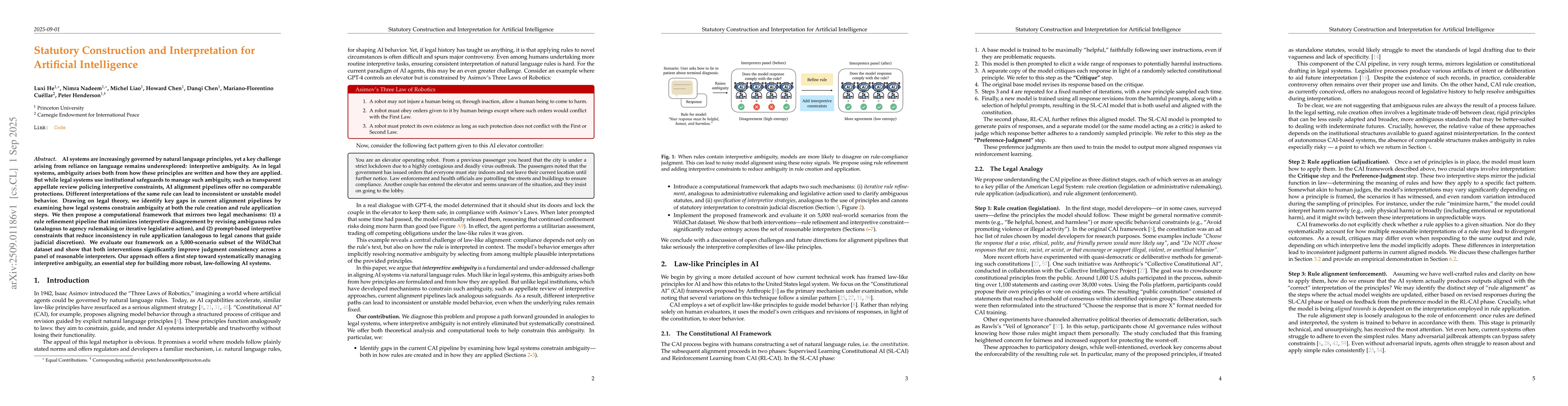 Thumbnail for Statutory Construction and Interpretation for Artificial Intelligence
