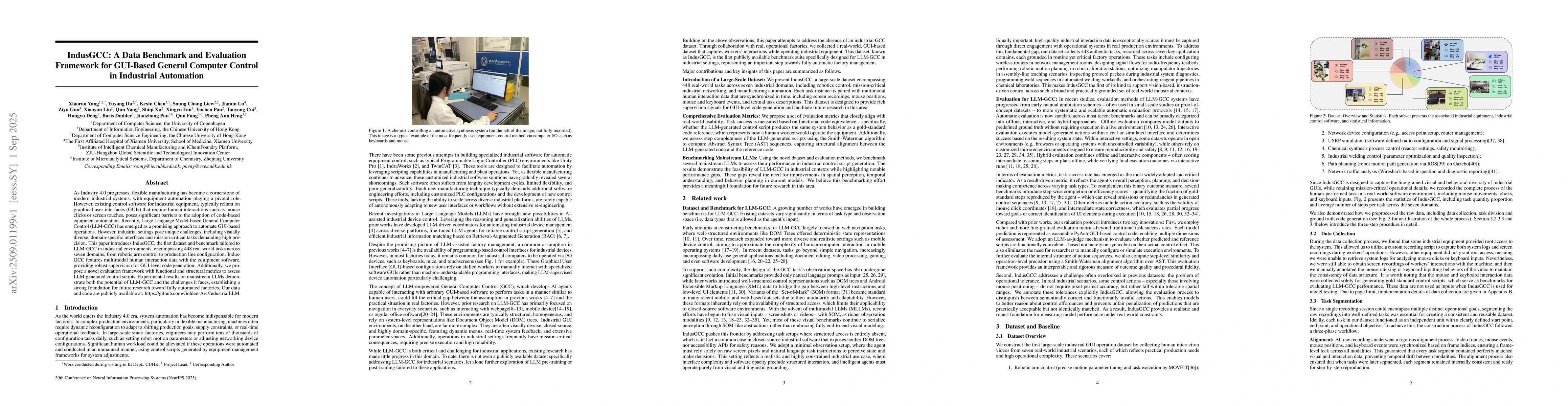 Thumbnail for IndusGCC: A Data Benchmark and Evaluation Framework for GUI-Based
  General Computer Control in Industrial Automation