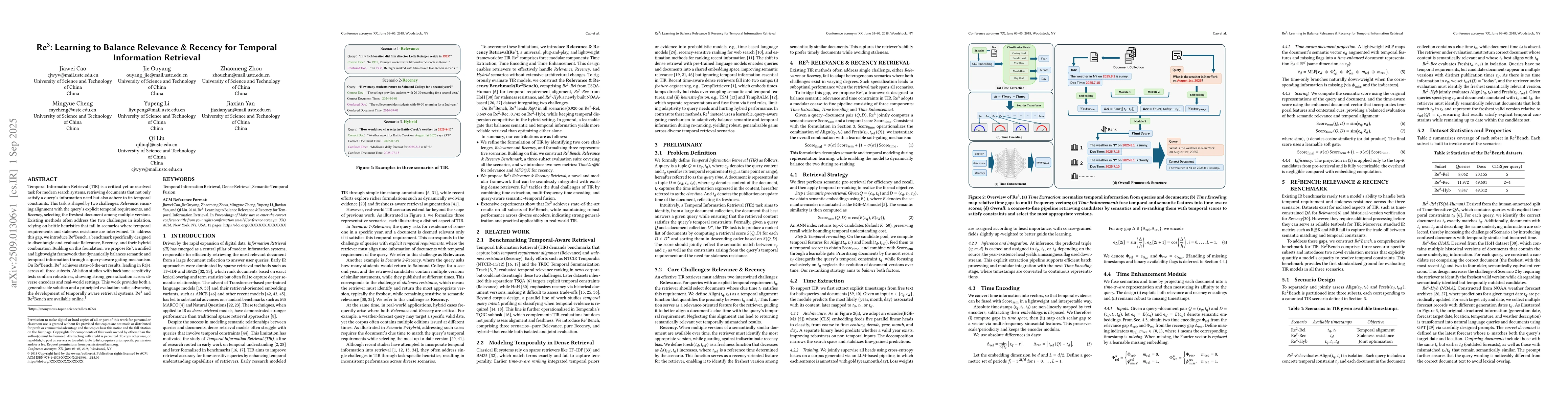 Thumbnail for Re3: Learning to Balance Relevance & Recency for Temporal Information
  Retrieval