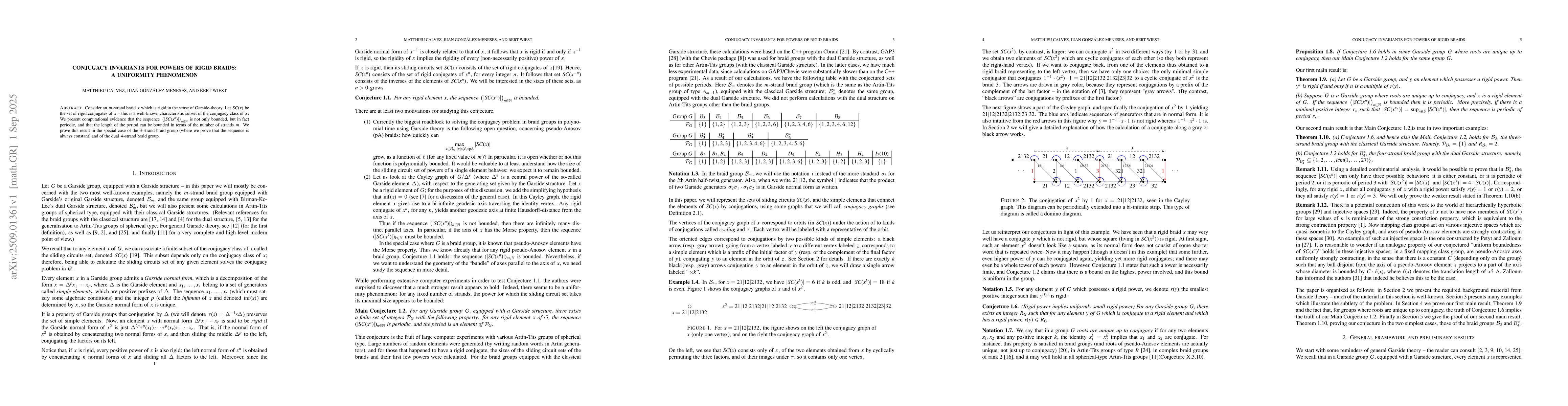 Thumbnail for Conjugacy invariants for powers of rigid braids: a uniformity phenomenon