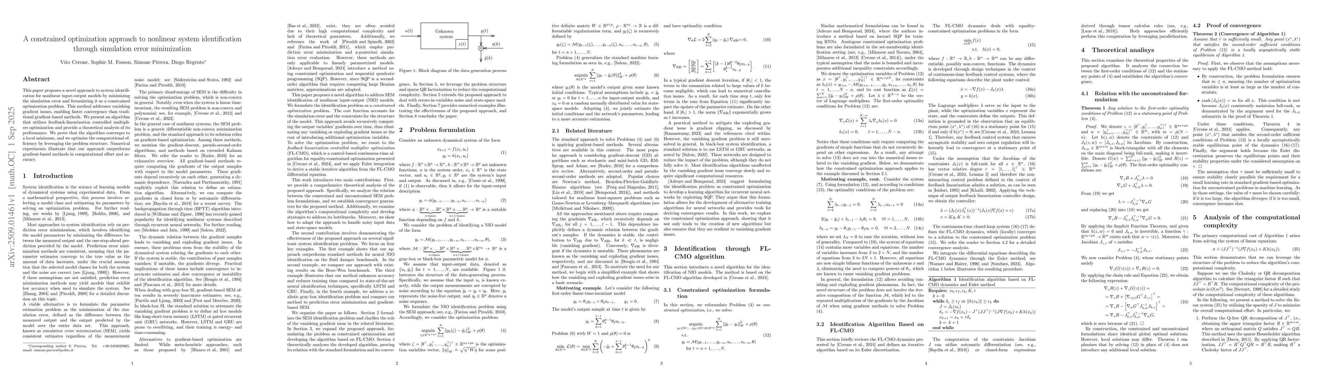 Thumbnail for A constrained optimization approach to nonlinear system identification
  through simulation error minimization