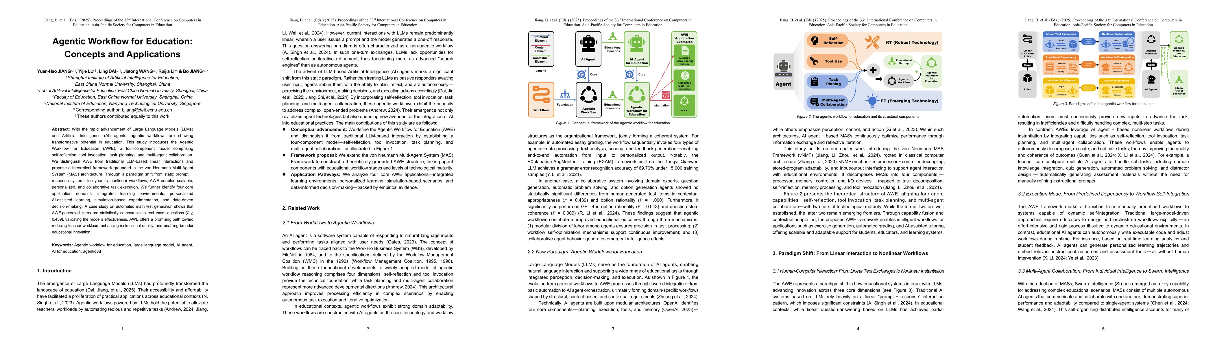 Thumbnail for Agentic Workflow for Education: Concepts and Applications