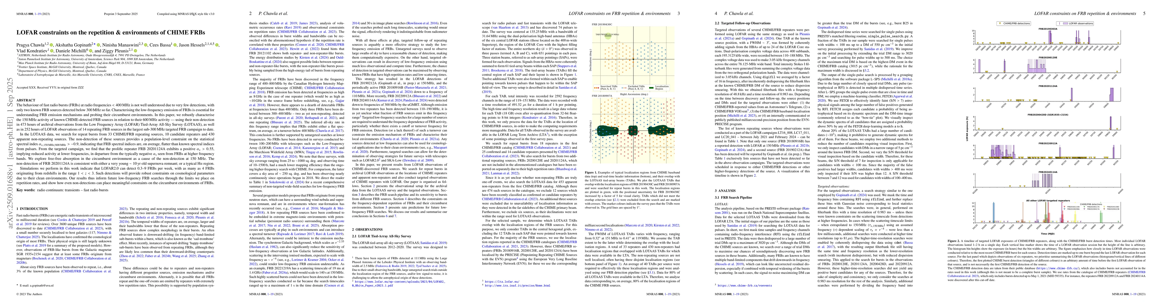 Thumbnail for LOFAR constraints on the repetition & environments of CHIME FRBs