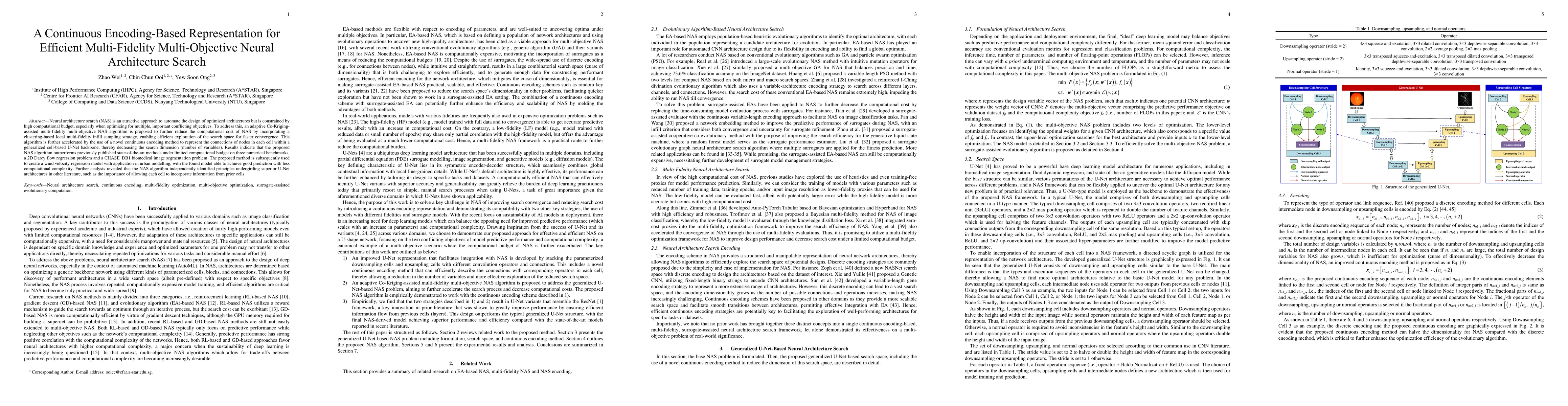 Thumbnail for A Continuous Encoding-Based Representation for Efficient Multi-Fidelity
  Multi-Objective Neural Architecture Search
