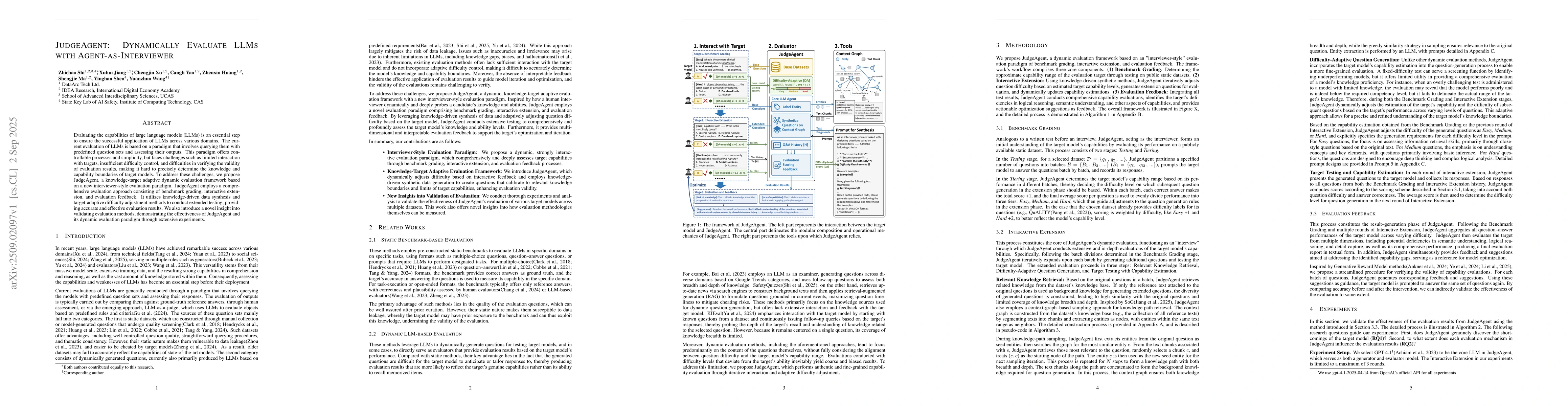 Thumbnail for JudgeAgent: Dynamically Evaluate LLMs with Agent-as-Interviewer