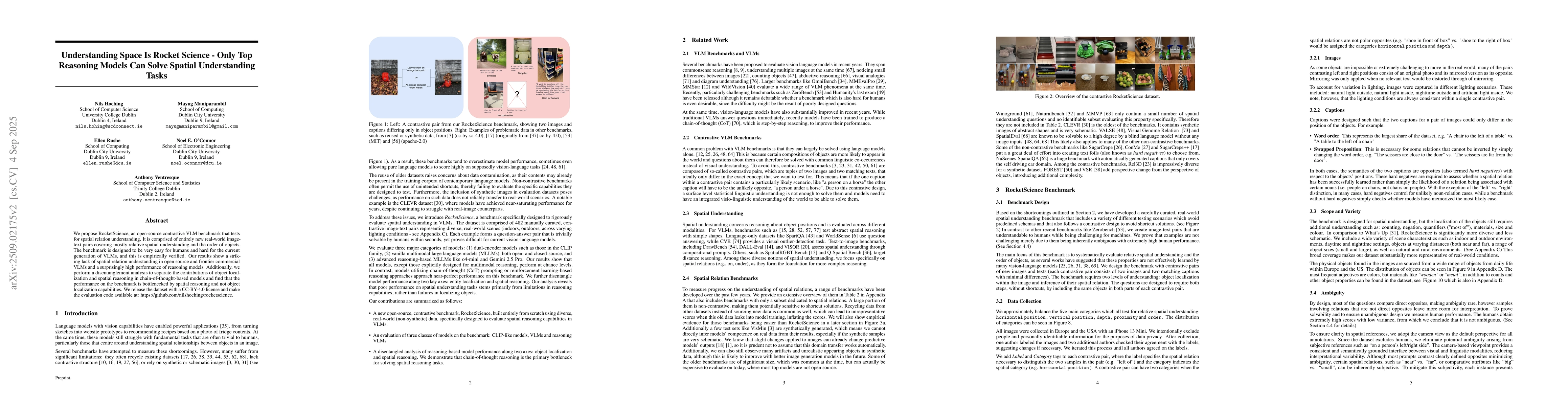 Thumbnail for Understanding Space Is Rocket Science -- Only Top Reasoning Models Can
  Solve Spatial Understanding Tasks